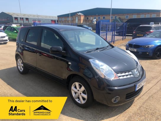 A 2007 NISSAN NOTE 1.4 16V Acenta Hatchback 5dr Petrol Manual Euro 4 (88 ps)