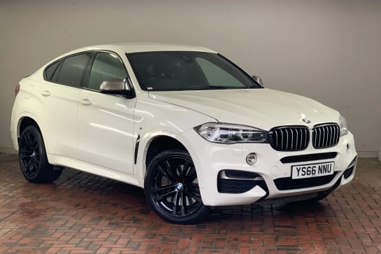A 2016 BMW X6 xDrive M50d 5dr Auto [Head-Up Display,Black Dakota Leather,6.5" colour display screen,Park distance control ,Adaptive M suspension ,DAB Digital radio