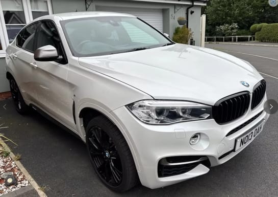 A 2019 BMW X6 xDrive M50d 5dr Auto [ Front/rear park distance control , Wi-Fi hotspot , Connected Package Professional , Expanded exterior mirror pack ]
