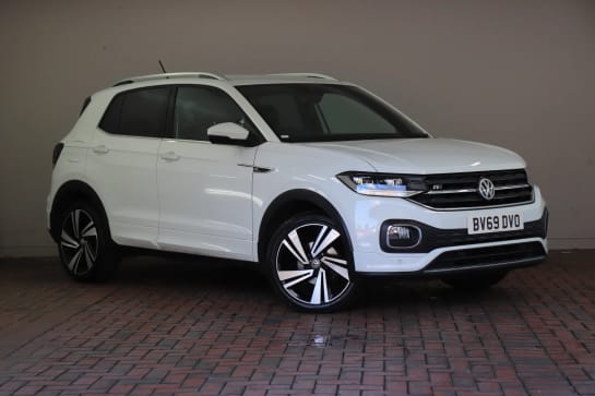 A 2019 VOLKSWAGEN T-CROSS 1.0 TSI 115 R-Line 5dr [Digital Cockpit Pro - Active info display,Power assisted speed sensitive steering ,18"Alloys]