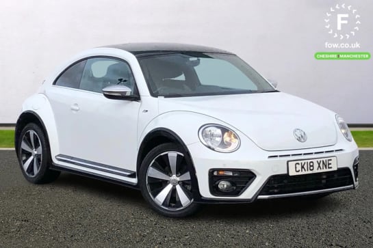 A 2018 VOLKSWAGEN BEETLE 2.0 TDI 150 R-Line 3dr [Bluetooth Telephone preparation,Front and rear parking sensors,Electric adjustable heated door mirrors,50/50 split folding rea