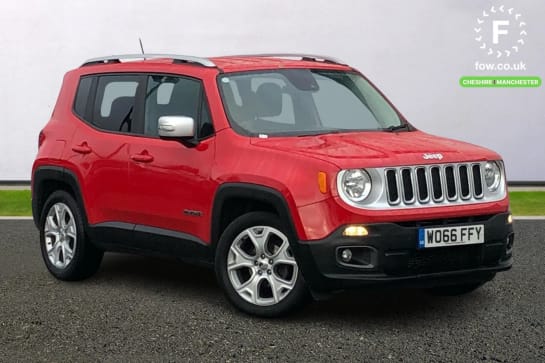 A 2016 JEEP RENEGADE 1.6 Multijet Limited 5dr [ Dark Tinted Privacy Glass,Bluetooth wireless phone connectivity,Lane departure warning system,Electric adjustable heated do