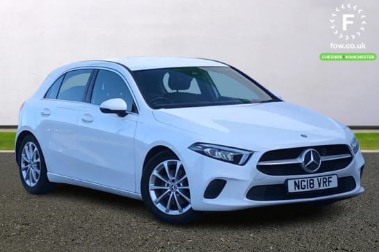 A 2018 MERCEDES-BENZ A CLASS A200 Sport 5dr Auto [Bluetooth interface for hands free telephone.Reversing camera,Electric adjustable heated door mirrors,All round electric windows,