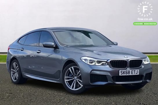 A 2018 BMW 6 SERIES GT 630d xDrive M Sport 5dr Auto [Panoramic Glass Sunroof, Sports Front Seats, Power opening/closing tailgate, Hill Start Assist]