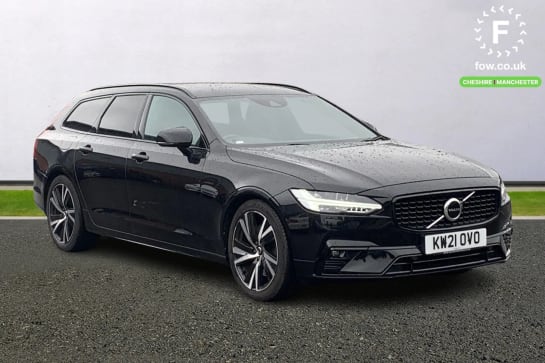 A 2021 VOLVO V90 2.0 B4D R DESIGN 5dr Auto [Power operated tailgate, Lane keep assist with driver alert control, Oncoming Lane Mitigation]