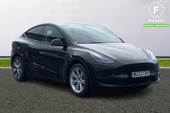 A 2022 TESLA MODEL Y Long Range AWD 5dr Auto [Power lift tailgate, Premium audio 14 speakers, 1 subwoofer, 2 amps and full immersive sound, Wireless phone charging]