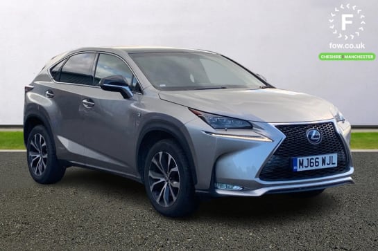 A 2016 LEXUS NX 300h 2.5 F-Sport 5dr CVT [Adaptive cruise control + pre-crash system, LED daytime running lights, Convenience pack]