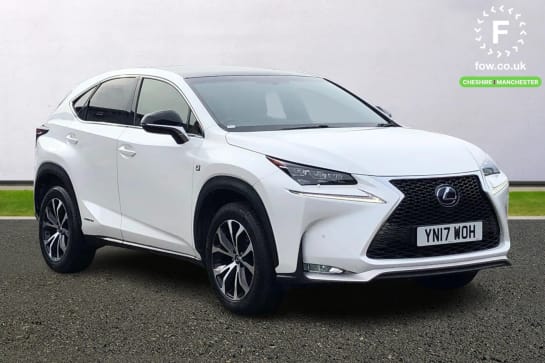 A 2017 LEXUS NX 300h 2.5 F-Sport 5dr CVT [Adaptive cruise control + pre-crash system, LED daytime running lights, Heated front seats]