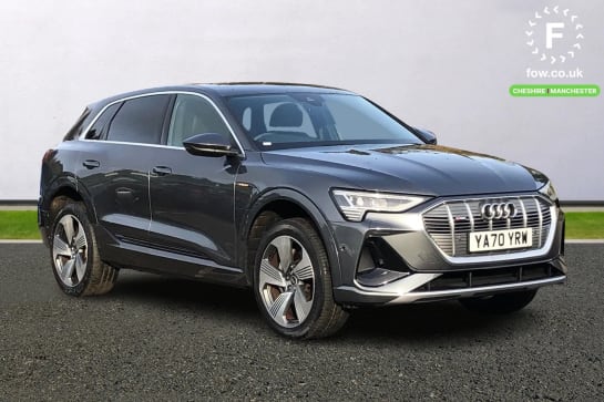 A 2021 AUDI E-TRON 230kW 50 Quattro 71kWh S Line 5dr Auto [Audi virtual cockpit, Audi phone box with wireless charging, Parking system plus with 360 degree sensors and f