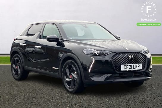 A 2021 DS DS3 100kW E-TENSE Performance Line + 50kWh 5dr Auto [Bluetooth, Cruise Control, DAB Radio]