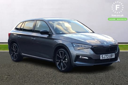 A 2023 SKODA SCALA 1.5 TSI Monte Carlo 5dr DSG [ Rear view camera , Bluetooth system , 18" Vega alloy wheels in black , Exterior design pack ]