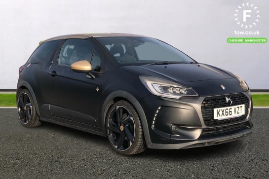 A 2016 DS DS3 1.6 THP 210 Performance Black 3dr [Rear parking sensors, LED daytime running lights]