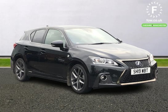 A 2019 LEXUS CT 200h 1.8 F-Sport 5dr CVT [ Reversing camera , Bluetooth mobile phone connection , 17" F Sport Dark premium metallic alloys wheels ]