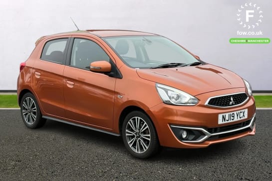 A 2019 MITSUBISHI MIRAGE 1.2 4 5dr CVT [ Rear parking sensors , Bluetooth with music streaming , 15" Alloy wheels , Heated front seats ]