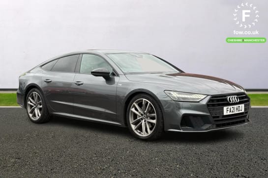 A 2021 AUDI A7 40 TDI Black Edition 5dr S Tronic [ Rear view camera , Power operated tailgate , Fuel Tank Increase: 73 litres , Audi phone box with wireless charging