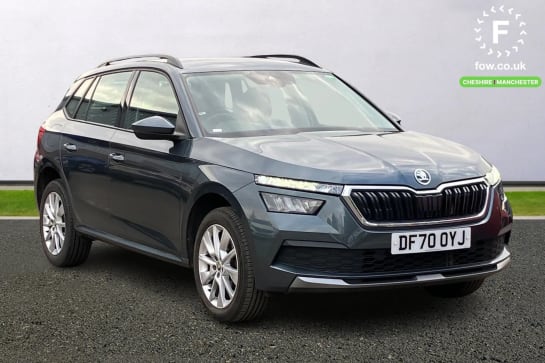 A 2021 SKODA KAMIQ 1.5 TSI SE 5dr [ Front assist system , Bluetooth system , 2 USB - C ports with 1x adaptor cable , High beam control ]