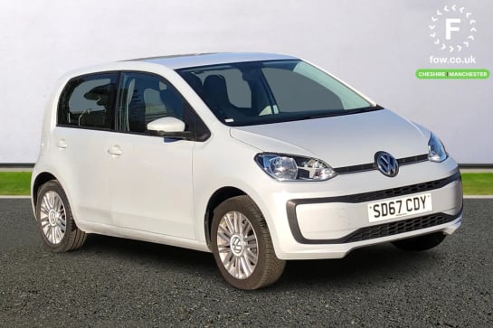 A 2017 VOLKSWAGEN UP 1.0 Move Up 5dr [ Composition colour media system Radio/CD/MP3 + Bluetooth , Hydraulic Brake Assist (HBA) , Heated rear window ]