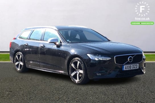A 2018 VOLVO V90 2.0 D4 R DESIGN 5dr Geartronic [ Winter Pack , Winter Pack with Head-Up Display , Bluetooth Handsfree Phone Connection , NAPPA / NUBUCK CONTOUR SPORTS
