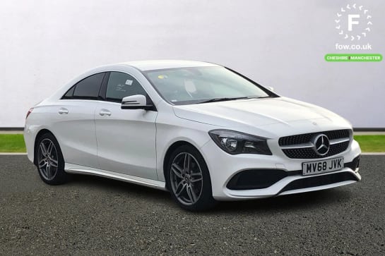 A 2018 MERCEDES-BENZ CLA CLASS CLA 180 AMG Line Edition 4dr [ Bluetooth system , Reversing camera , 7" tablet style colour display , 18" AMG 5 twin spoke alloy wheels ]