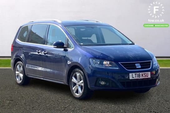A 2018 SEAT ALHAMBRA 2.0 TDI CR Xcellence [150] 5dr DSG [ Bluetooth audio streaming , Electric sunshade for sunroof , Front and rear parking sensors ]