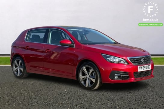 A 2020 PEUGEOT 308 1.2 PureTech 130 Allure 5dr EAT8 [ Front and rear parking sensors , Bluetooth telephone facility , Visibility pack , 17" Rubis diamond cut alloy wheel