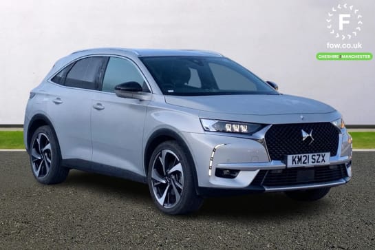 A 2021 DS DS7 CROSSBACK 1.6 E-TENSE 4X4 Ultra Prestige 5dr EAT8 [ Auto comfort pack , Advanced safety pack with front parking sensor , 20" Gloss black onyx diamond-cut Tokyo