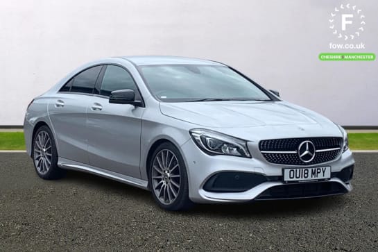 A 2018 MERCEDES-BENZ CLA CLASS CLA 180 AMG Line 4dr Tip Auto [Collision prevention assist plus, Active park assist, Lowered comfort suspension]