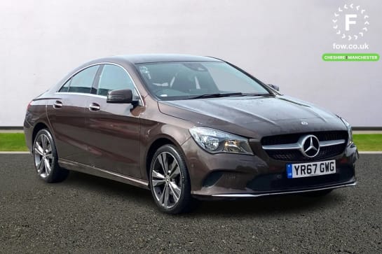 A 2017 MERCEDES-BENZ CLA CLASS CLA 200d Sport 4dr Tip Auto [Climate Control, Parking Sensors, Leather Trim, 18" Alloy Wheels]