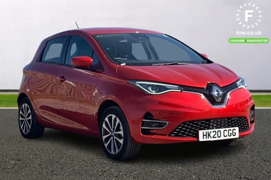 A 2020 RENAULT ZOE 100kW i GT Line R135 50kWh Rapid Charge 5dr Auto [ Cruise control switches on steering wheel , Technology pack , Automatic parking brake ]