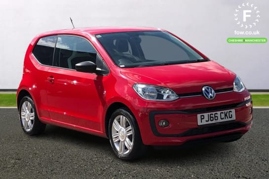 A 2016 VOLKSWAGEN UP 1.0 High Up 3dr [ Winter pack , Composition colour media system Radio/CD/MP3 + Bluetooth , Easy entry slide seats (access to rear seats) ]