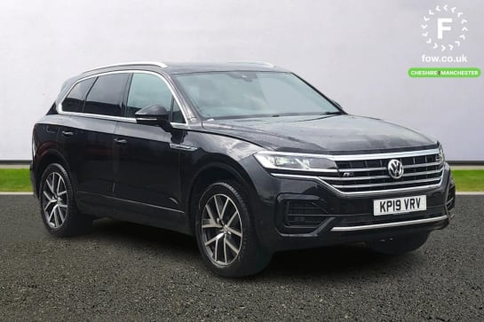 A 2019 VOLKSWAGEN TOUAREG 3.0 V6 TDI 4Motion R-Line 5dr Tip Auto [ Park assist with rear view camera , Electric tilting and sliding panoramic glass sunroof with fixed rear glas