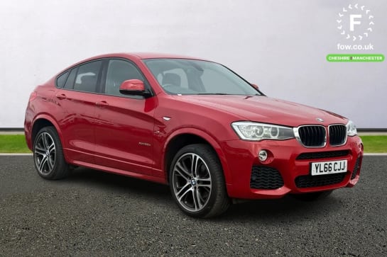 A 2016 BMW X4 xDrive20d M Sport 5dr Step Auto [20" Wheels, Professional Media, Reversing Assist Camera, M Sport Plus Package, Sun Protection Glazing]