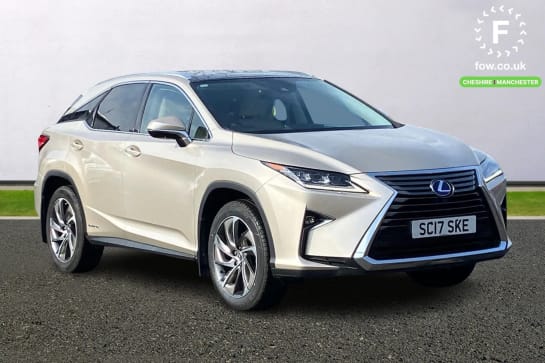 A 2017 LEXUS RX 450h 3.5 Premier 5dr CVT [Sunroof] [ Park assist system , Wireless Smartphone charger , Panoramic glass sunroof ]