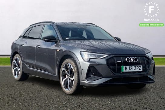 A 2021 AUDI E-TRON 300kW 55 Quattro 95kWh Black Edition 5dr Auto [Audi virtual cockpit, Audi phone box with wireless charging, Rear view camera]