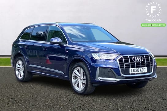 A 2020 AUDI Q7 50 TDI Quattro S Line 5dr Tiptronic [ Rear view camera , Parking system plus - front + rear sensors , Heated front seats ]