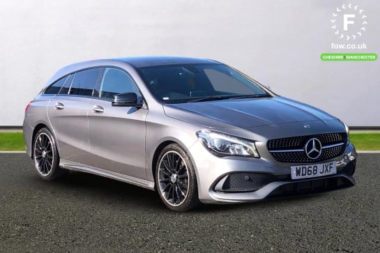 A 2018 MERCEDES-BENZ CLA CLASS CLA 220d AMG Line Night Edition 5dr Tip Auto [ Reversing camera , Heated front seats , Garmin Map Pilot navigation system , 18" AMG alloy wheels (4) ?