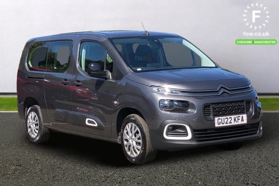 A 2022 CITROEN BERLINGO 1.5 BlueHDi 100 Feel XL 5dr [7 seat] [6 Speed] [ Bluetooth telephone facility , Rear parking sensor , Start/stop system , Visibility pack ]