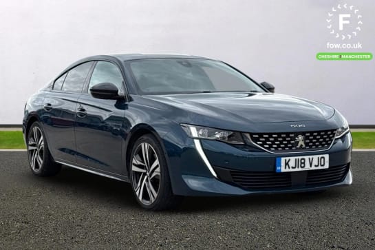 A 2018 PEUGEOT 508 2.0 BlueHDi 180 GT 5dr EAT8 [ Front and rear parking sensors , Smartphone wireless charging plate , Drive assist plus pack , 19" Augusta diamond cut t
