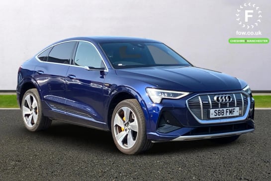 A 2020 AUDI E-TRON 300kW 55 Quattro 95kWh S Line 5dr Auto [ Parking system plus with 360 degree sensors and function on demand preparation , Power operated tailgate , Tw