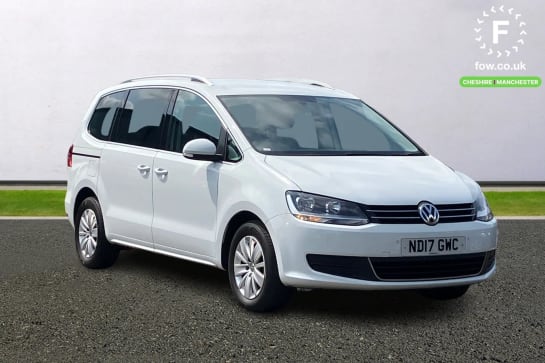 A 2017 VOLKSWAGEN SHARAN 2.0 TDI CR BlueMotion Tech 150 SE 5dr DSG [ Front and rear parking sensors , Bluetooth audio streaming , 2 Owners , Tyre pressure monitoring system ]