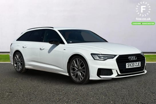 A 2020 AUDI A6 40 TDI Black Edition 5dr S Tronic [ Bluetooth interface , 20" 5 V spoke star design Audi sport cast aluminium alloy wheels in matt titanium look , Aud