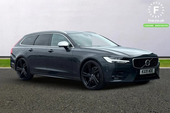A 2019 VOLVO V90 2.0 T4 R DESIGN Pro 5dr Geartronic [ Parking Camera 360 Degree Surround View ,  21in Alloy Wheels - 5 Double Spoke Diamond Cut-Matt Black , Power Glas