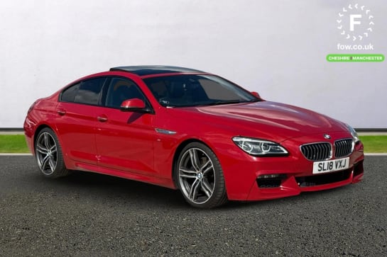A 2018 BMW 6 SERIES 640d M Sport 4dr Auto [ Glass sunroof , Head-up Display , Adaptive LED Headlights , Reversing Assist camera ]