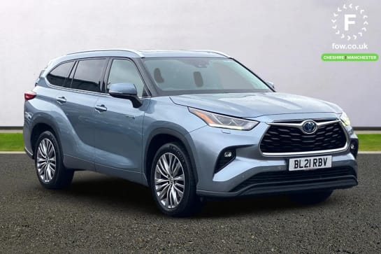 A 2021 TOYOTA HIGHLANDER 2.5 VVT-i Hybrid Excel 5dr CVT [ Reversing camera with washer function , Bluetooth connectivity , Intelligent front parking sensors with clearance son