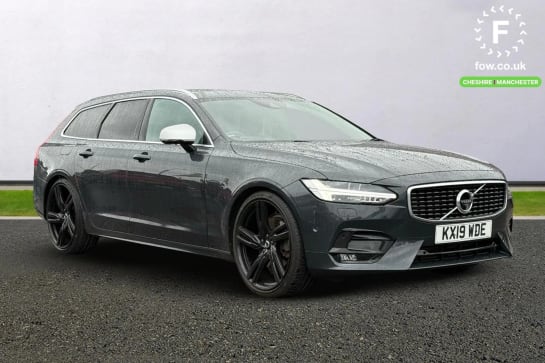 A 2019 VOLVO V90 2.0 T4 R DESIGN Pro 5dr Geartronic [ Parking Camera 360 Degree Surround View ,  21in Alloy Wheels - 5 Double Spoke Diamond Cut-Matt Black , Power Glas