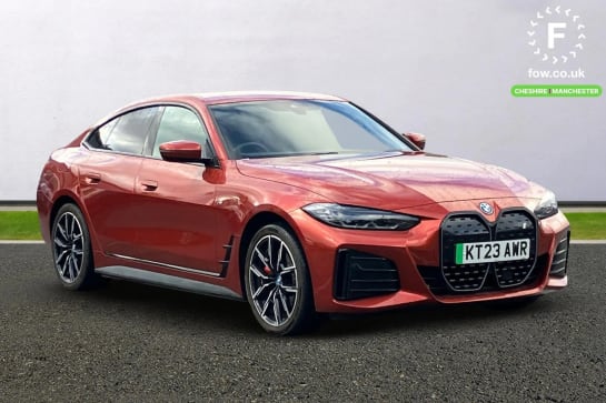 A 2023 BMW I4 250kW eDrive40 M Sport 83.9kWh 5dr Auto [ Cruise control with brake assist , BMW Individual Lights shadowline , M Sport Brakes with red callipers , 19