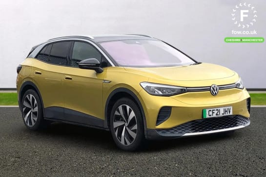 A 2021 VOLKSWAGEN ID.4 150kW 1ST Edition Pro Performance 77kWh 5dr Auto [ Park distance control in front and rear , Energy-Efficient Heat Pump , Sound deadening pack , 20" D