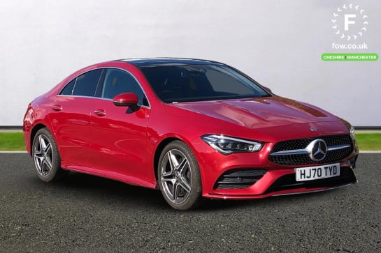 A 2020 MERCEDES-BENZ CLA CLASS CLA 200 AMG Line Premium Plus 4dr Tip Auto [ Bluetooth connection , Wireless charging , Parking package , Mirror pack , Seat comfort pack , 18" 5 twin