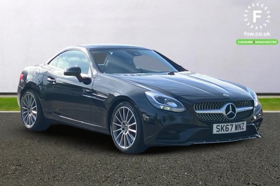 A 2017 MERCEDES-BENZ SLC SLC 200 AMG Line 2dr 9G-Tronic [Upholstery - leather with contrast stitching, PARKTRONIC with Parking Guidance]