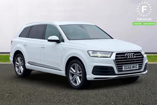 A 2016 AUDI Q7 3.0 TDI 218 Quattro S Line 5dr Tip Auto [20" Wheels, Heated Seats, Parking Camera, Smartphone Interface]